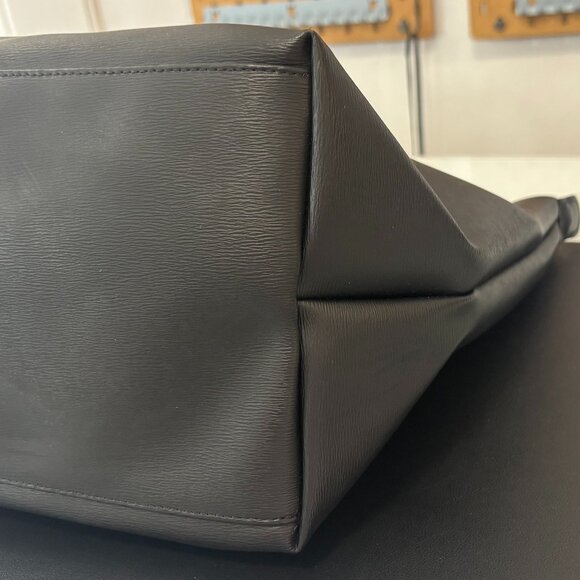 Longchamp Le Pliage City Large Coated Canvas Tote Bag, Black, 100% Authentic - Picture 9 of 15